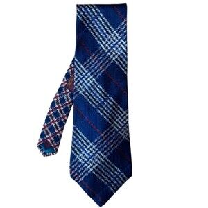 Vintage Tommy Hilfiger Mens Blue Striped Formal Neck Tie (Like New)